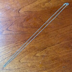 19in 925 Sterling Silver Cable Link Chain Necklace Fine Dainty Minimalist Unisex